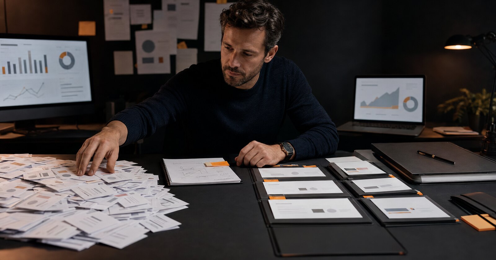 A marketer separating many form submissions from a smaller reviewed set of qualified opportunities